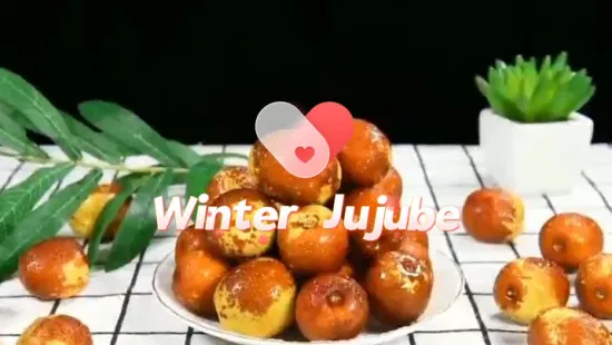 2022 Nouvelle récolte de dattes de pommes douces fraîches Jujube frais Jujube d'hiver pour l'exportation